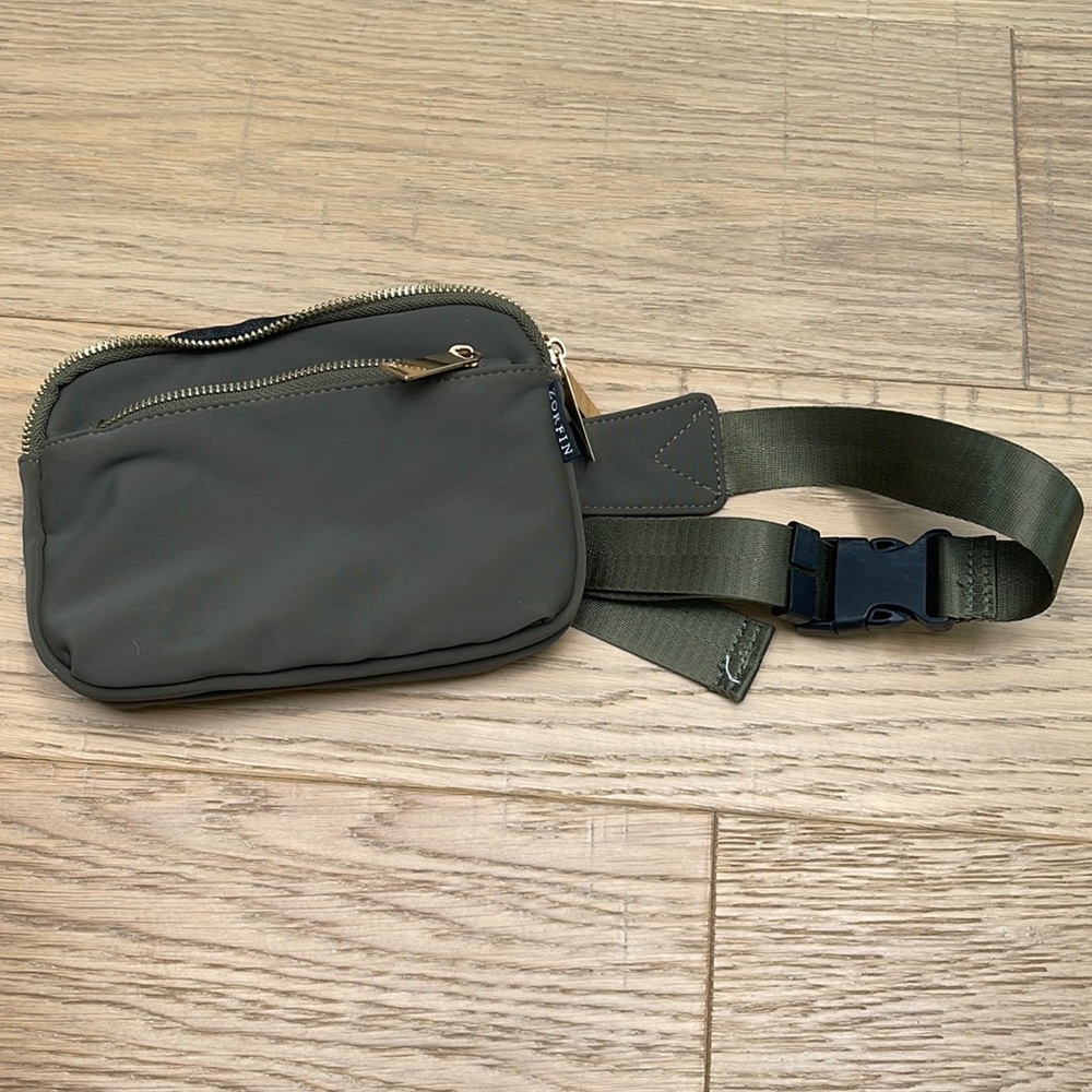Olive green belt bag